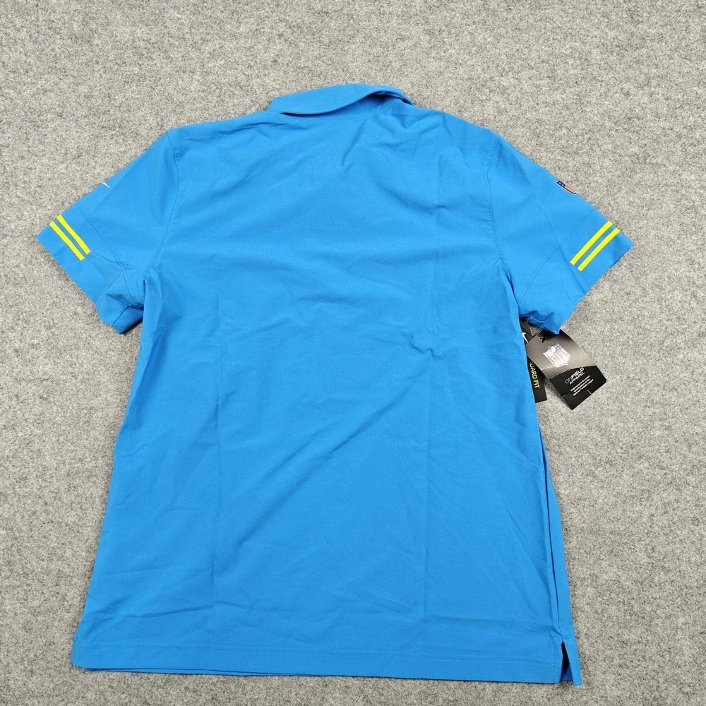Nike‎ Los Angeles Chargers Polo Shirt Womens Large Blue NFL Football Dri Fit New